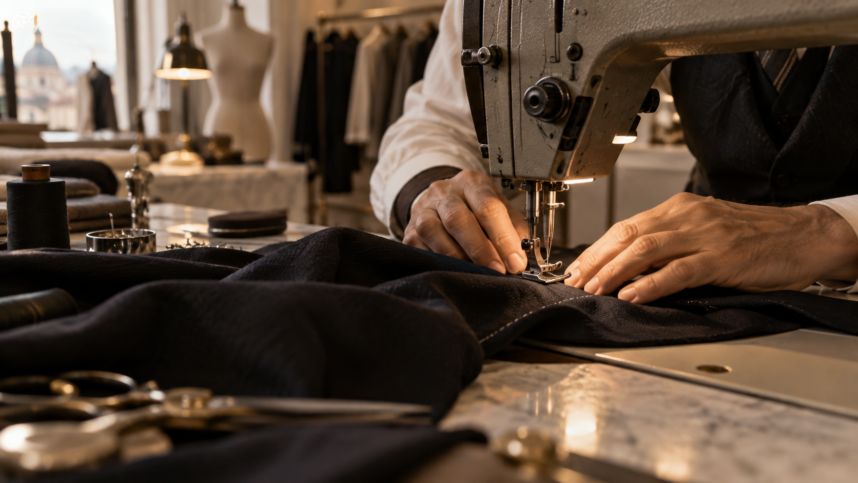 Garment manufacturing in an Italian atelier